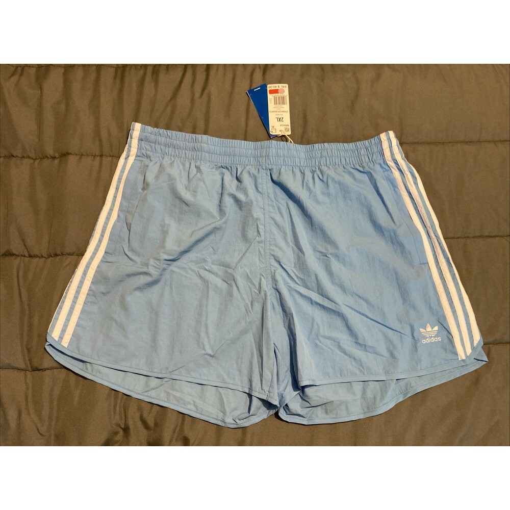 adidas Men's Adicolor Classics Sprinter Shorts in Semi Blue Burst Size 2XL NWT